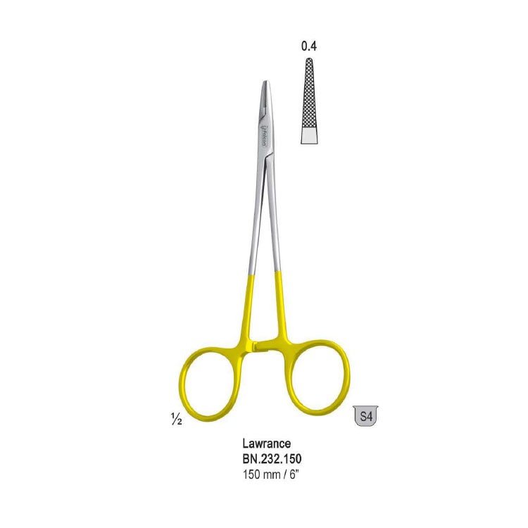 Falcon-Grip Needle holder Lawrance 150mm TC