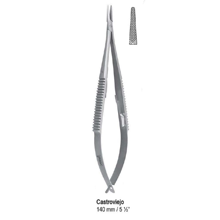 Needle holder Castroviejo str. 140mm