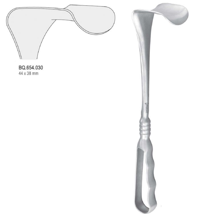 Retractor Richardson 44x38mm, 240mm