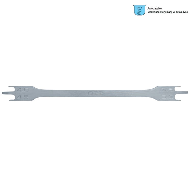 Bracket positioning gauge for .022" slot