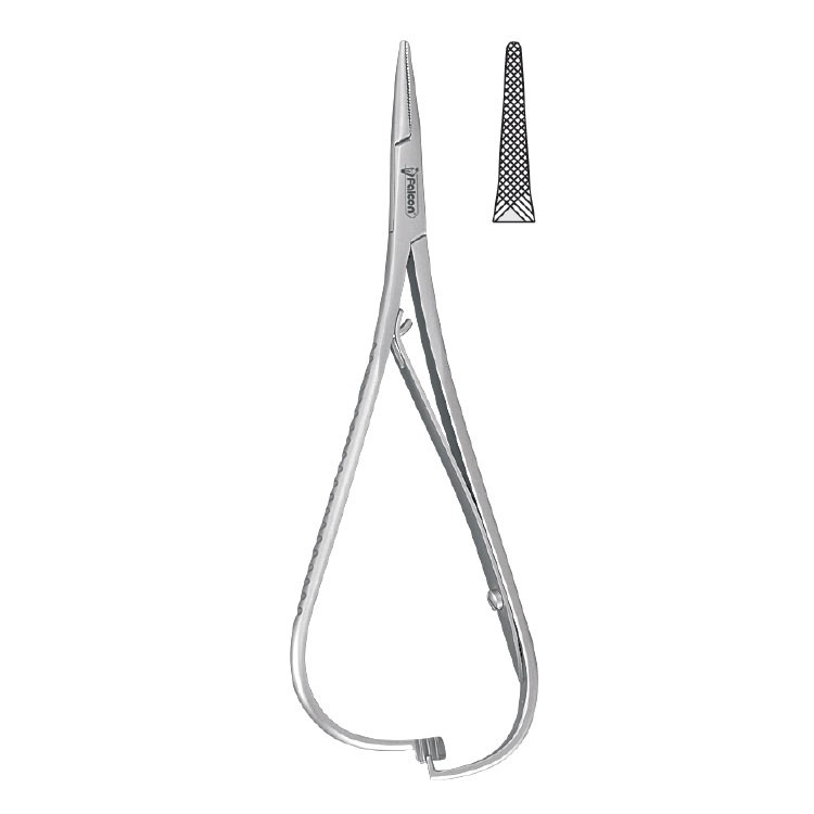 Ligature forceps Falcon fine 140mm 