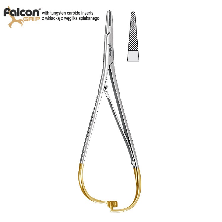 Falcon-Grip Ligature forceps Falcon Standard 140mm TC