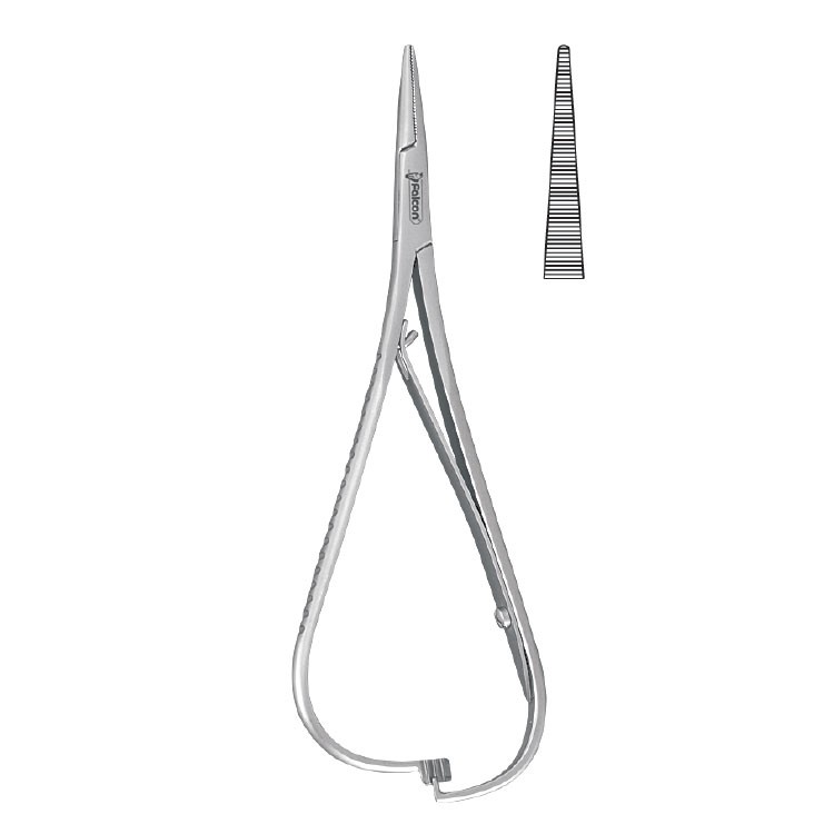 Elastomeric ligature placing forceps Smaha straight 140mm