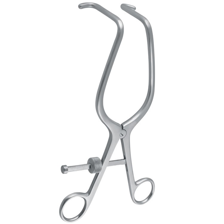 Retractor SR Gelpi KC-style 90º left handed 1x1th blunt 80x200mm