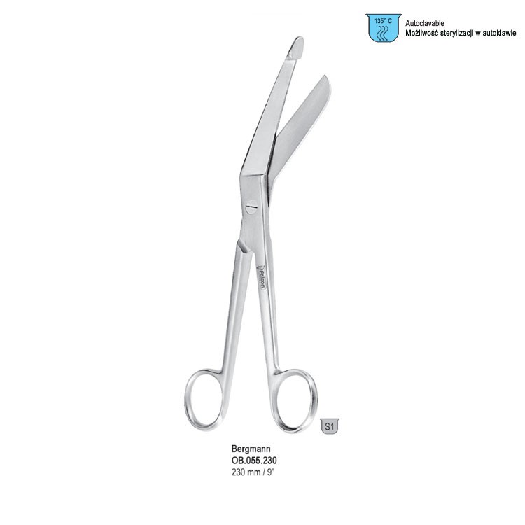 Scissors plaster Bergmann 230mm