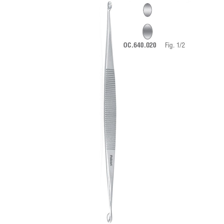 Bone curette de Williger fig. 1/2