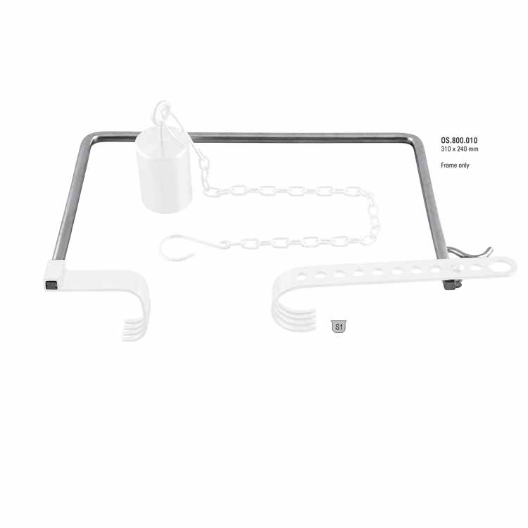 Retractor hip self-retaining Charnley initial incision frame only 310x240mm
