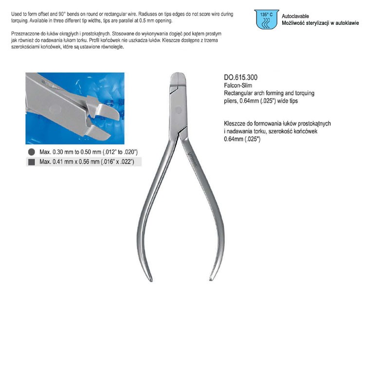 Pliers arch forming Falcon mini