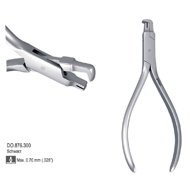 Pliers arrow clasp bending Schwarz