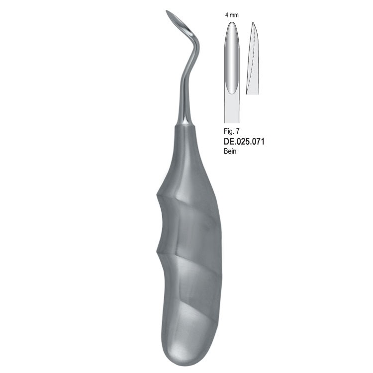 Elevator Bein 4mm anatomical handle fig. 7