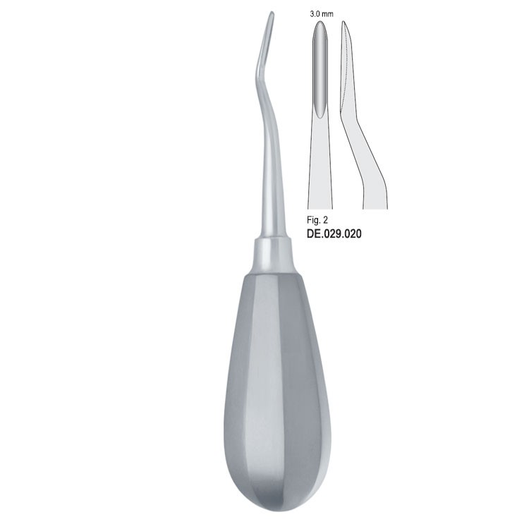 Elevator Bein 3mm fig. 2 bayonet mesial