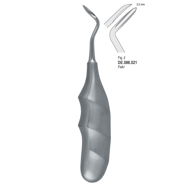 Elevator Flohr left anatomical handle fig. 2