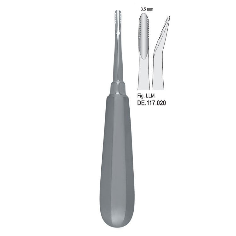 Elevator Lindo-Levian serrated curved fig. 2
