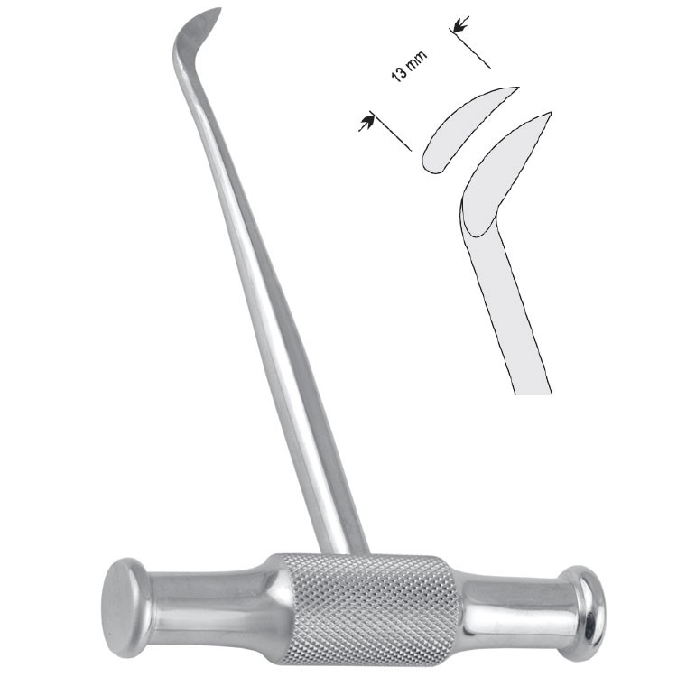 Elevator T-handle W.F. Barry left fig. 350