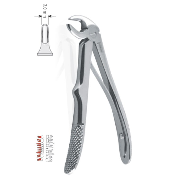 Extraction forceps children pattern fig. 7