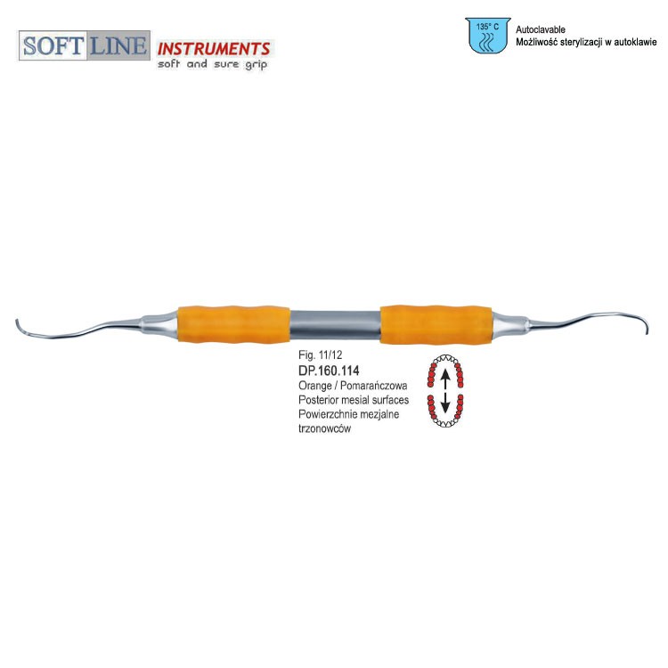 Soft-Line Curette Gracey de fig. 11/12 (Orange)