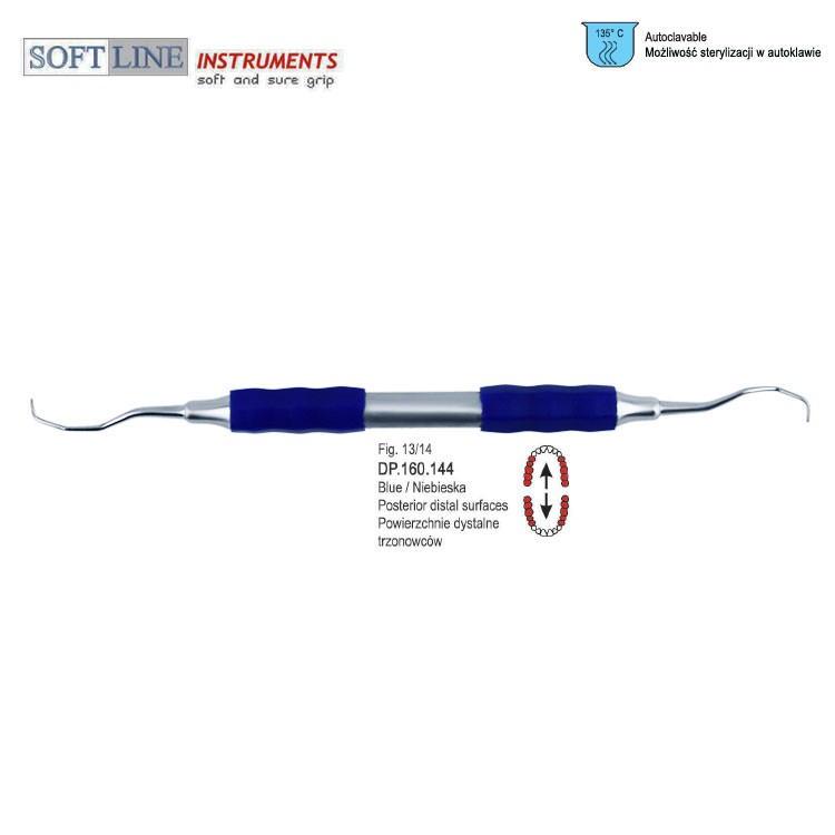 Soft-Line Curette Gracey de fig. 13/14 (Light Blue)