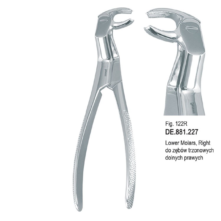 Extraction forceps Routurier Pattern fig. 122R