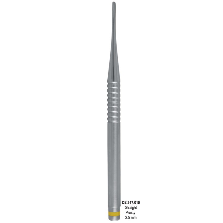 Luxating hybrid micro serrated straight 2.5mm (Yellow)
