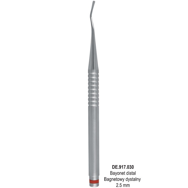 Luxating hybrid micro serrated bayonet distal 2.5mm (Red)