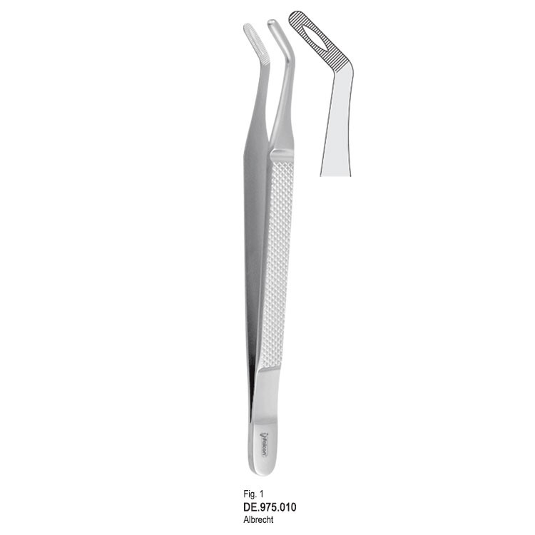 Tweezers extraction Albrecht blunt fig. 1