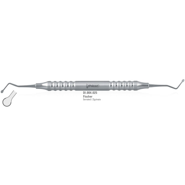 Classic-Lite Gingival cord packer Fischer serrated fig. 2