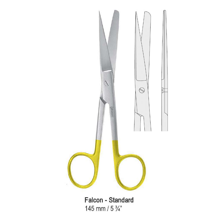 Falcon-Cut Scissors Falcon-Standard bl/sh straight 165mm