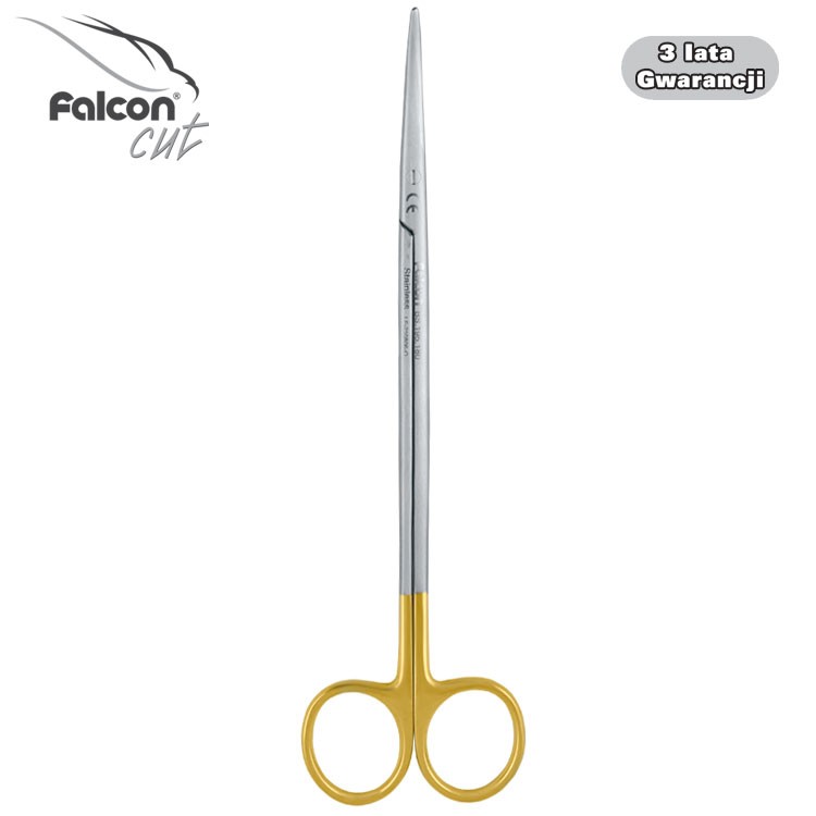 Falcon-Cut Scissors Metzenbaum-Delicate BL/BL straight 180mm 