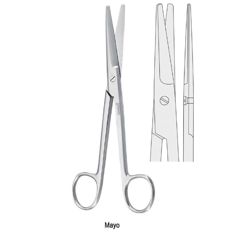 Scissors operating Mayo straight 230mm