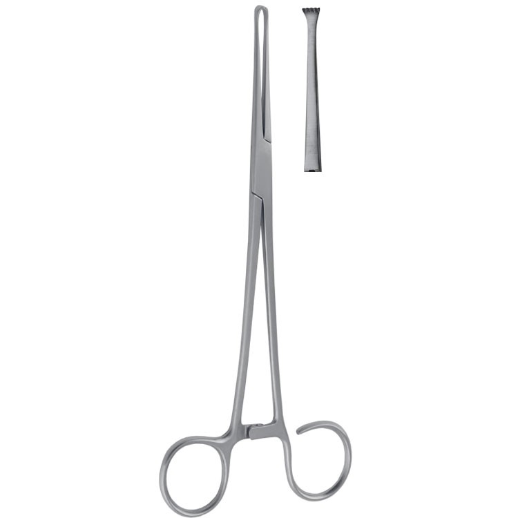 Forceps tonsil holding Colver straight 190mm