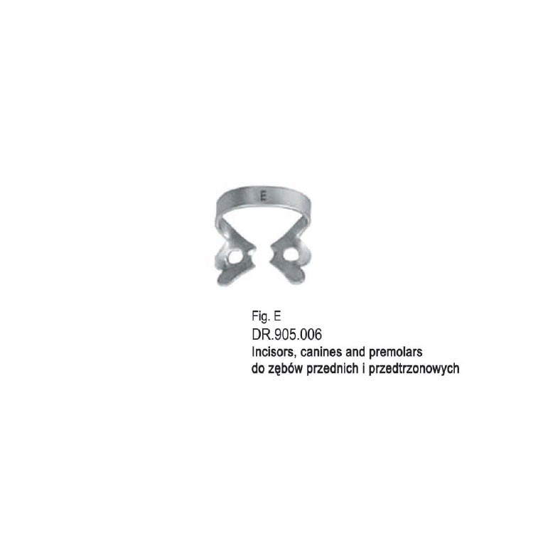 Rubber dam clamp fig. E