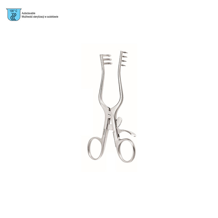 Retractor SR Weitlaner blunt 3x4th 195mm