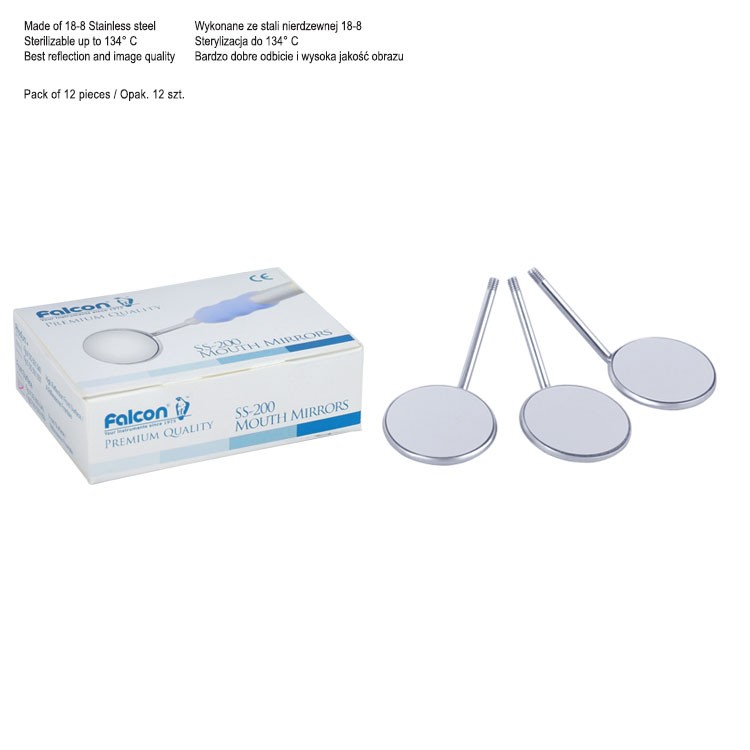 Mirrors front surface ø 22mm fig. 4 Chrome coated (pack of 12 pieces)