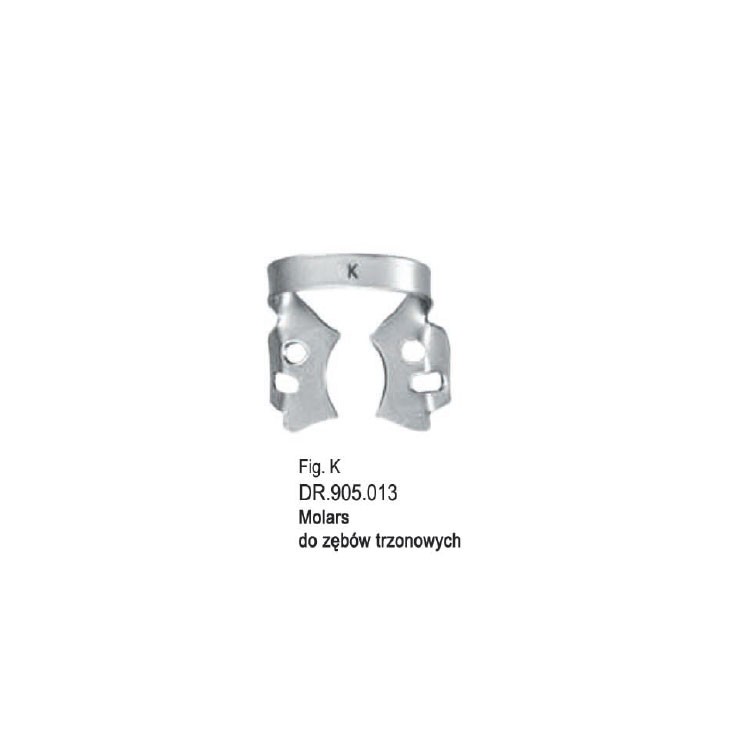 Rubber dam clamp fig. K