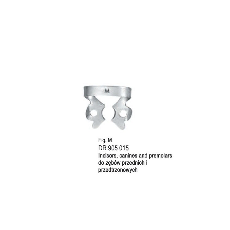 Rubber dam clamp fig. M