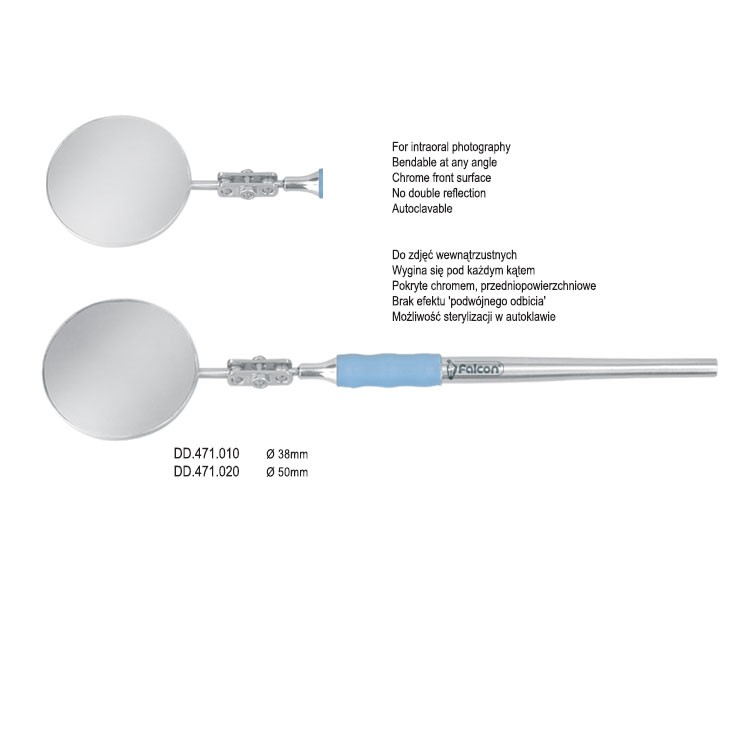 Photographic mirror front surface bendable fig. 1 