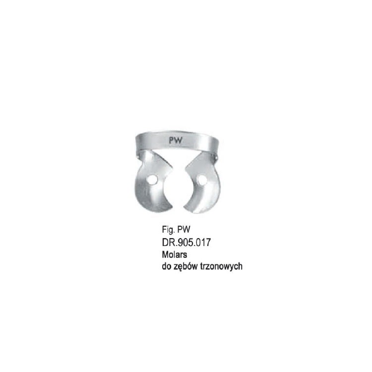 Rubber dam clamp fig. PW