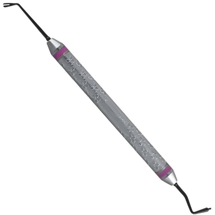 Flower-Line Compo-Art measuring instrument posterior (Purple)