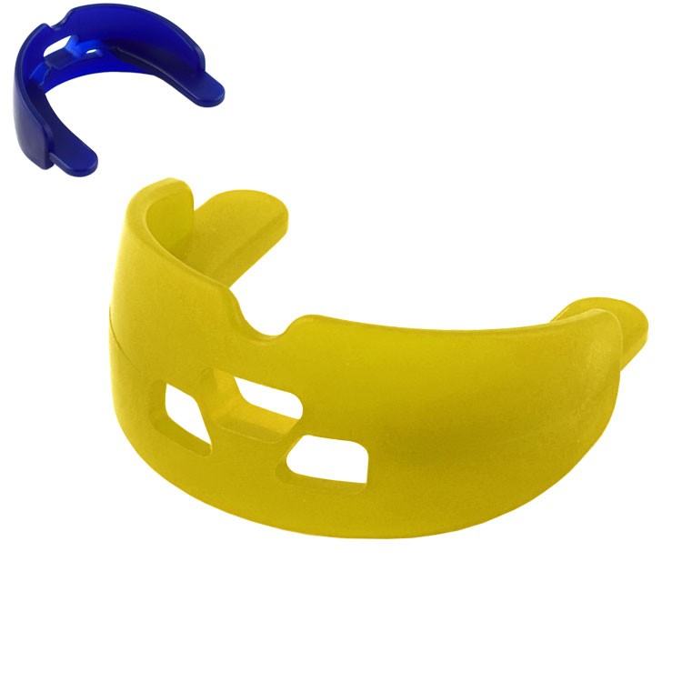 Ultima mouth guard without strap yellow