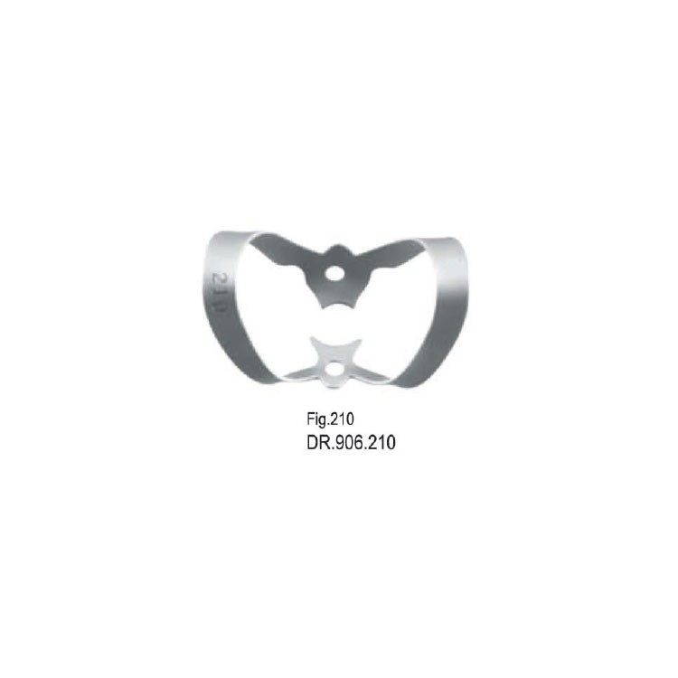 Rubber dam clamp fig. 210