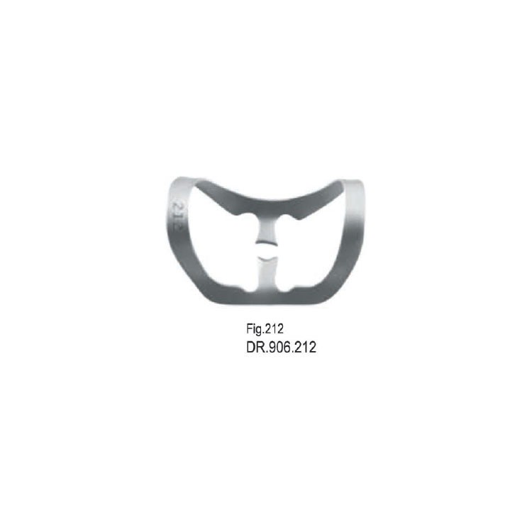 Rubber dam clamp fig. 212