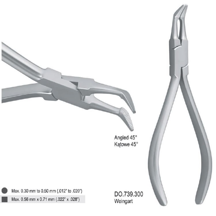Pliers utility Weingart angled
