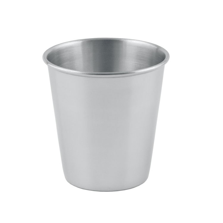 Metal re-usable cup ø 77x80mm, 180ml