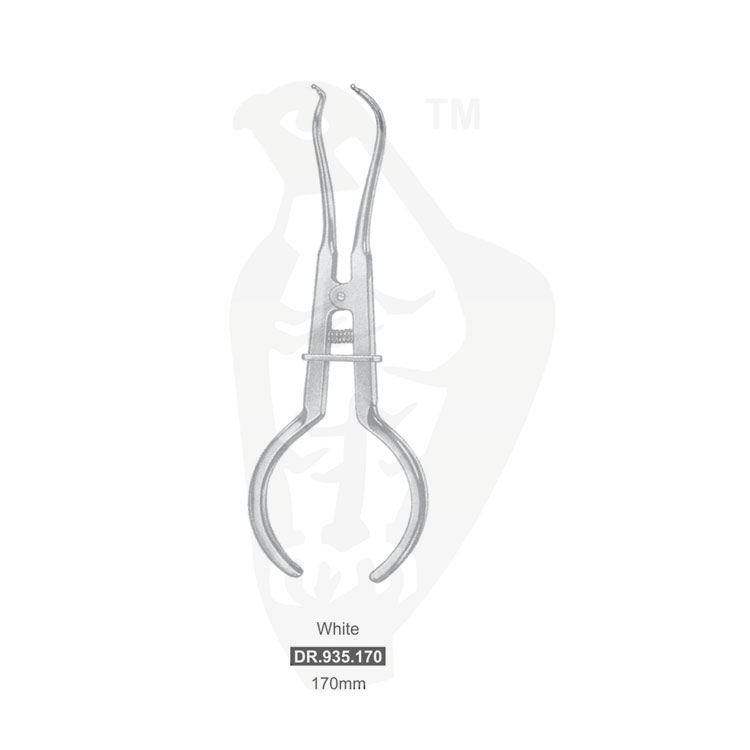 Rubber dam forceps White 170mm