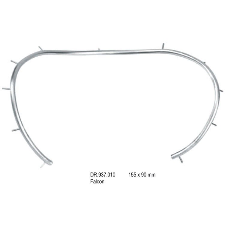 Anatomical rubber dam frame
