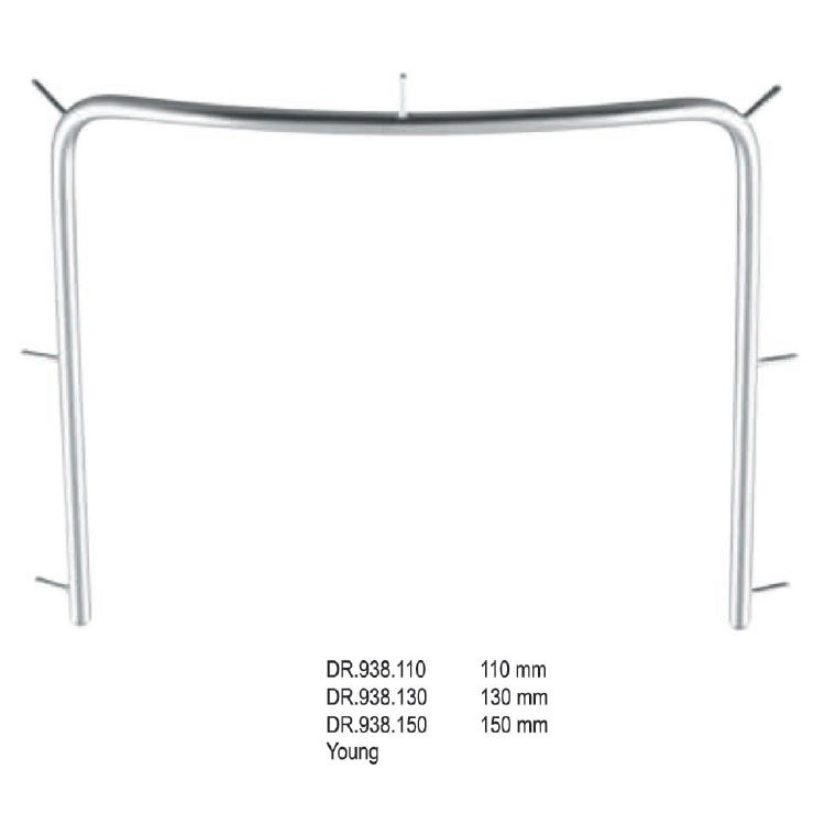 Rubber dam frame Young 130mm