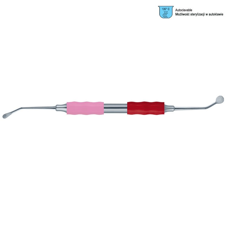 Soft-Line Curette de Ruddle round ends fig. 1 
