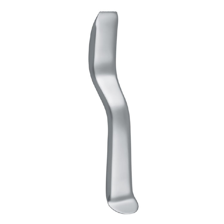 Retractor cheek Minnesota Serrated 135mm