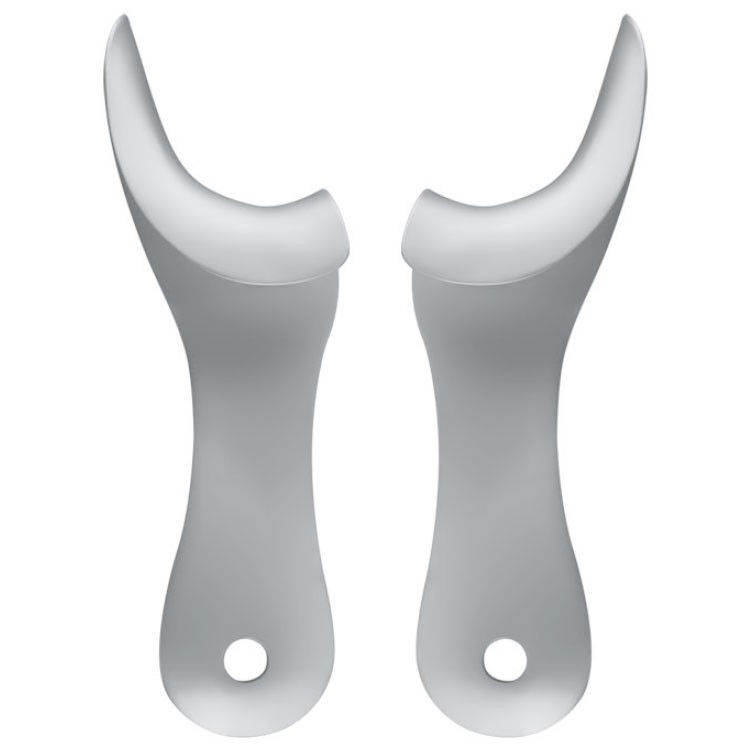 Retractor cheek Simplex-1/2 CUT Pair (left & right) 