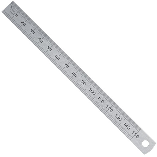 [BA.225.150] Ruler stainless steel 150mm/6"